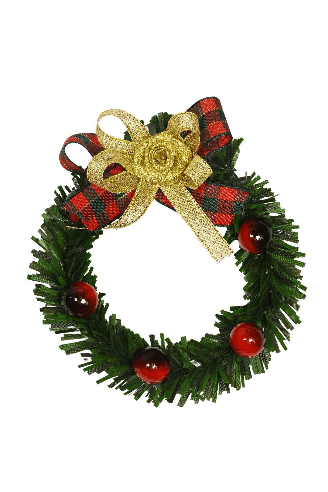 Wreath with Gold Bow