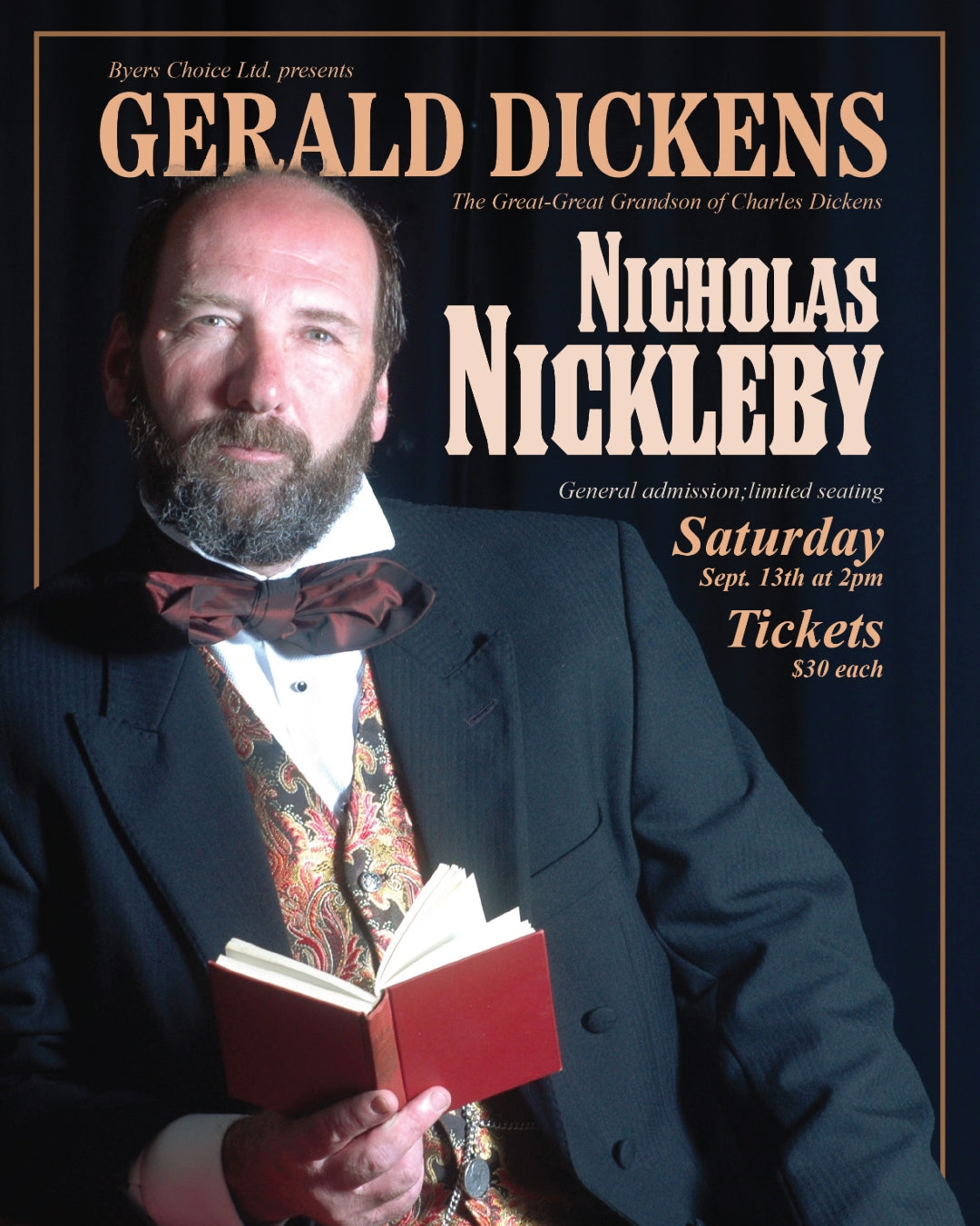 Nicholas Nickleby Tickets - September 13th @ 2:00pm