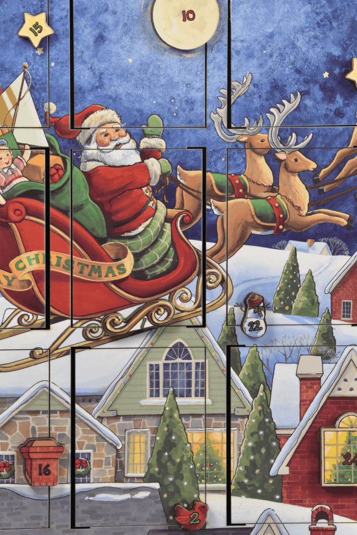 Santas Sleigh Advent Calendar