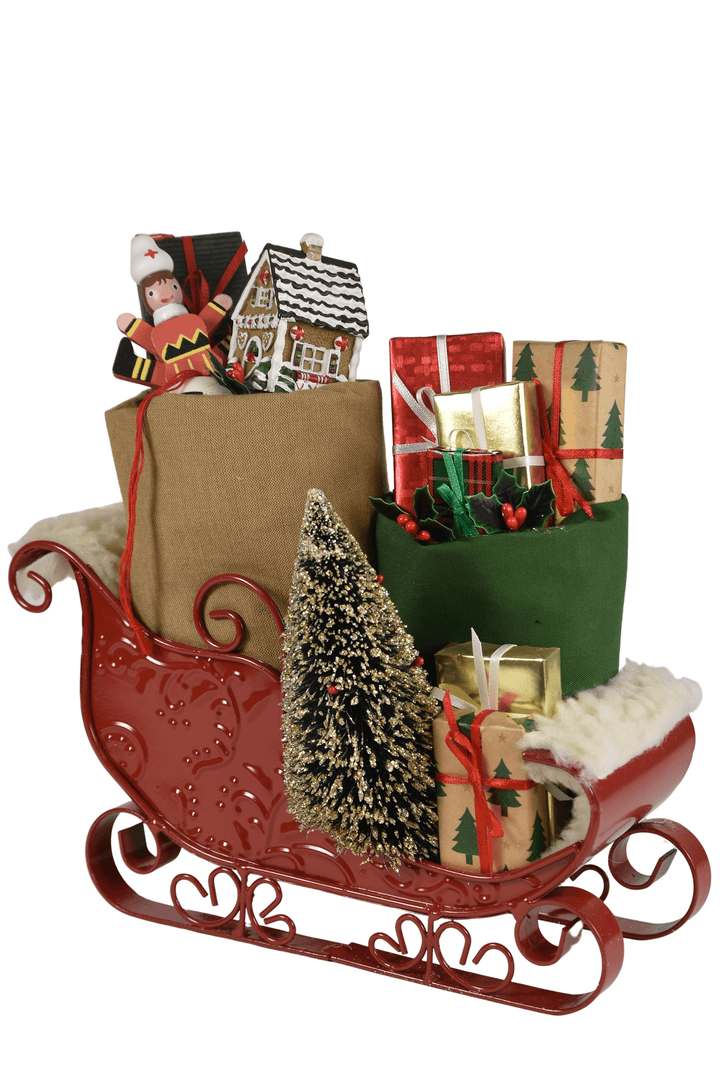Sleigh Filled with Toys