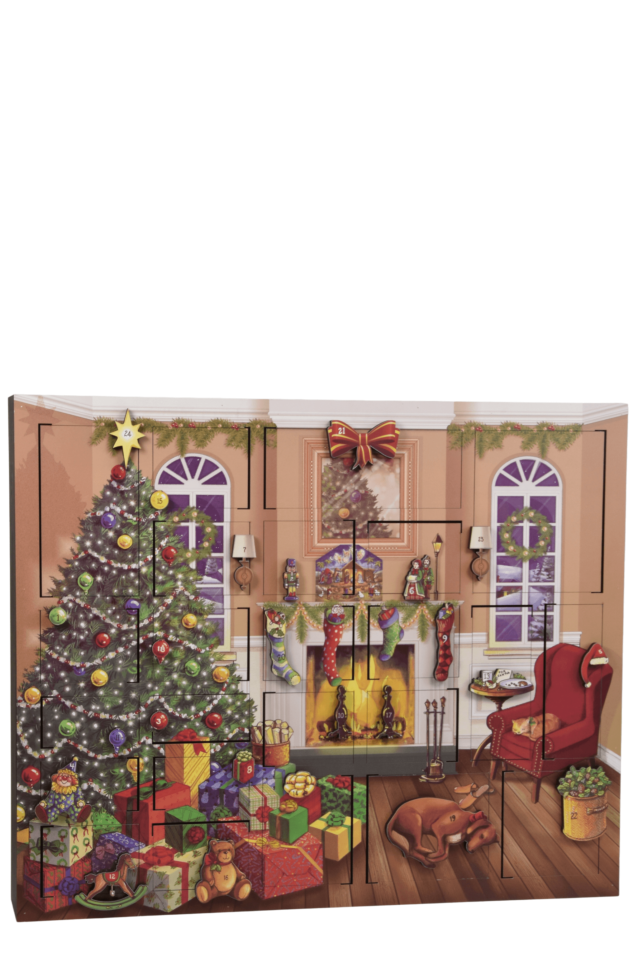 Christmas Advent Calendar, 3D Wood Advent Calendar – Byers' Choice