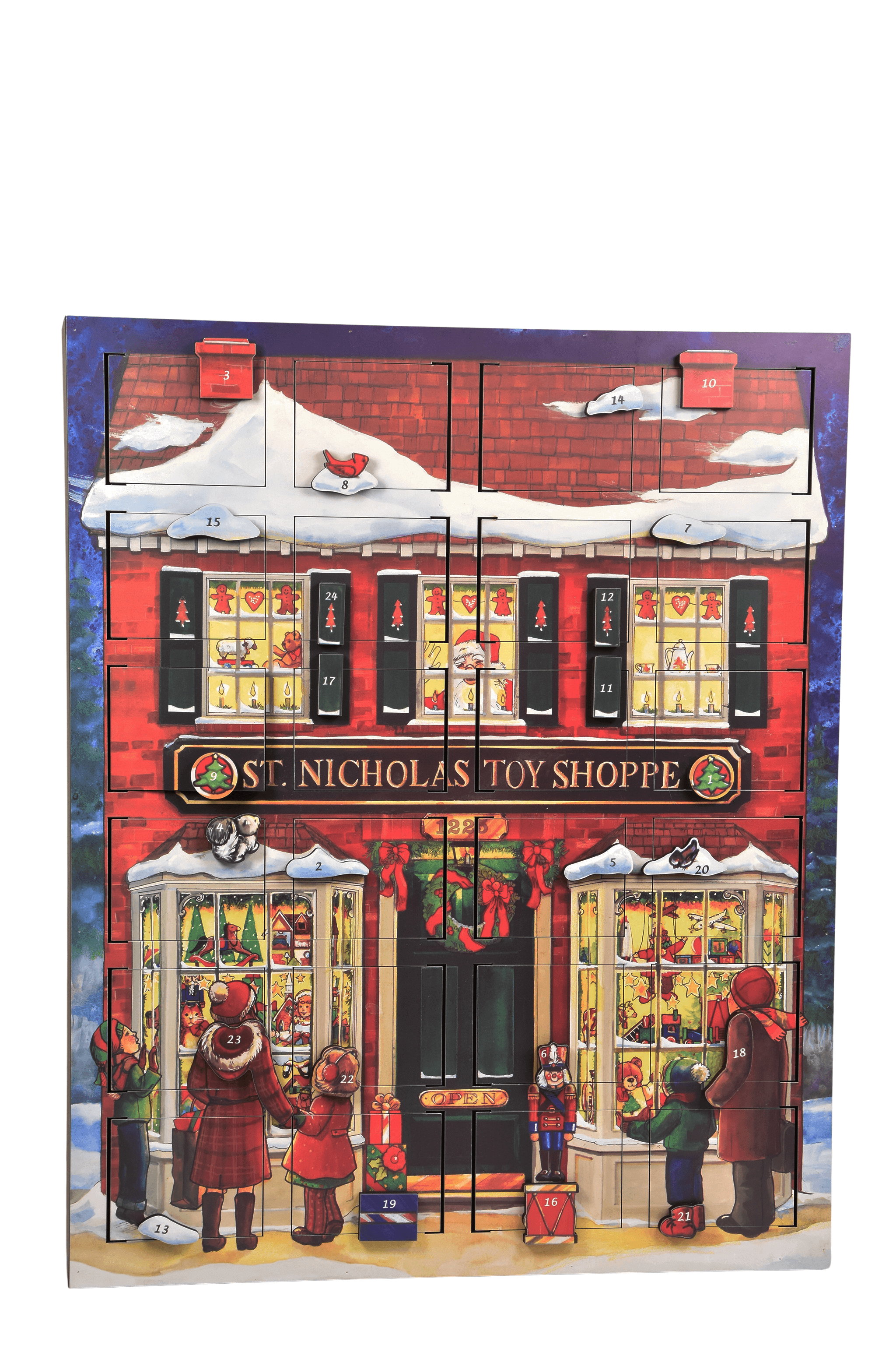 Musical Advent Calendar 3D Wooden Advent Calendar Byers Choice LTD