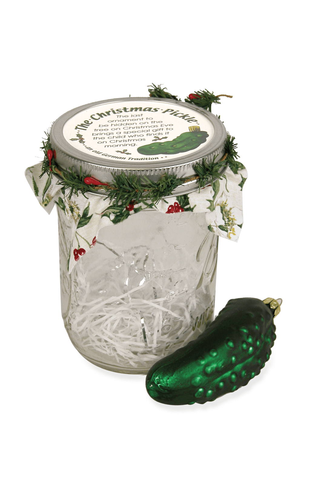 Glass Pickle Ornament