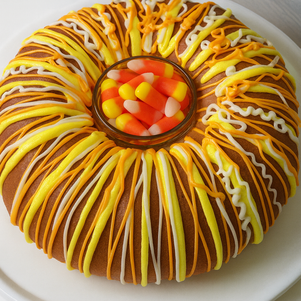 Candy Corn Bundt Cake Recipe