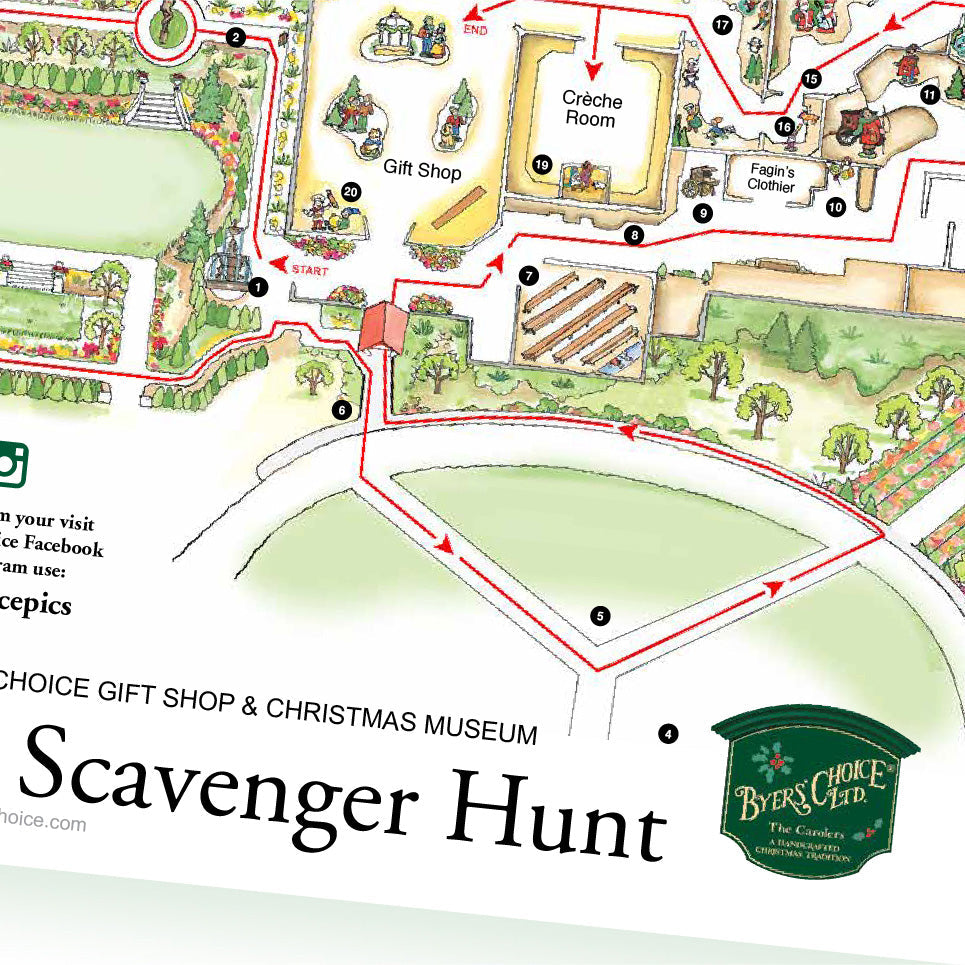 Photo of Byers' Choice scavenger Hunt Event