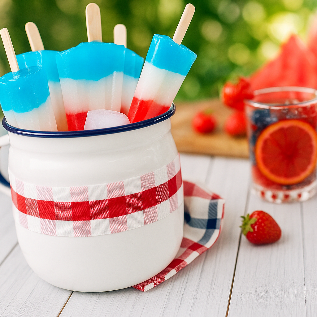 Photo of Patriotic Popsicles