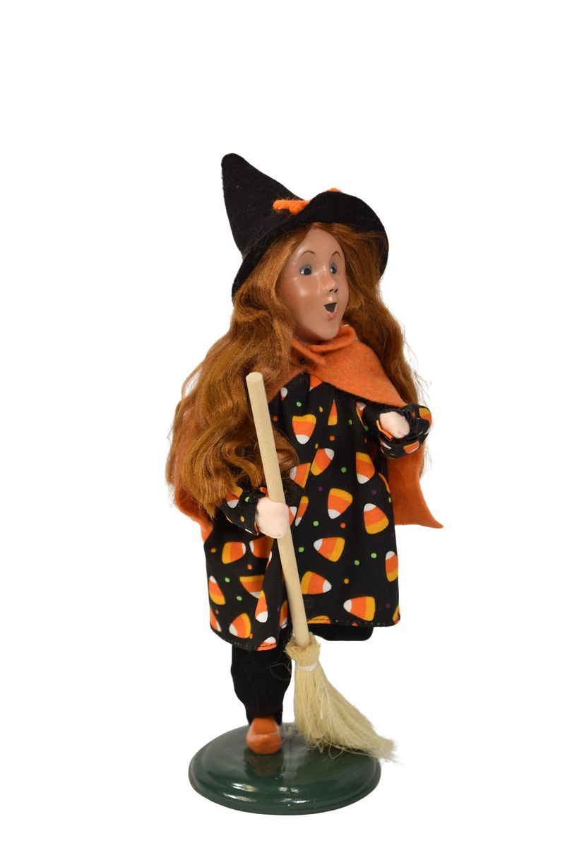 Girl Witch On Broom