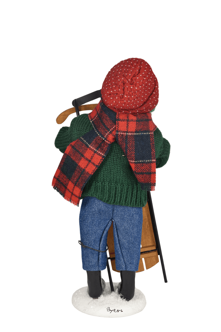 Sledding Boy