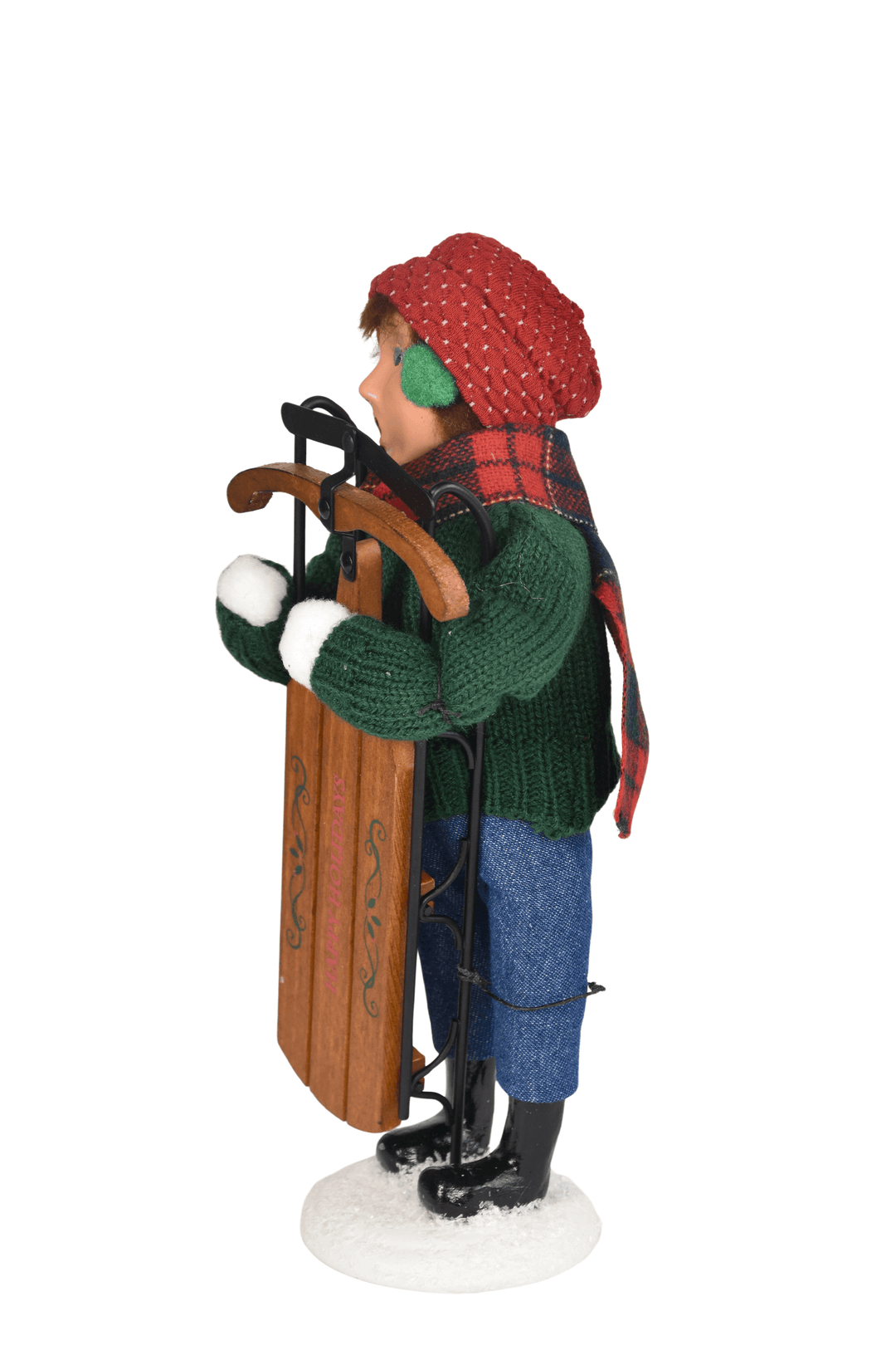 Sledding Boy