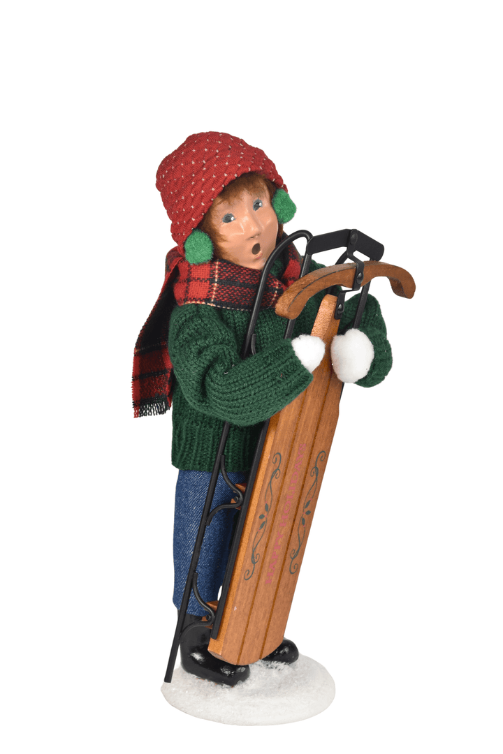 Sledding Boy