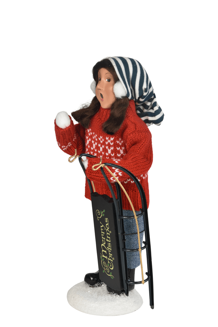 Sledding Girl