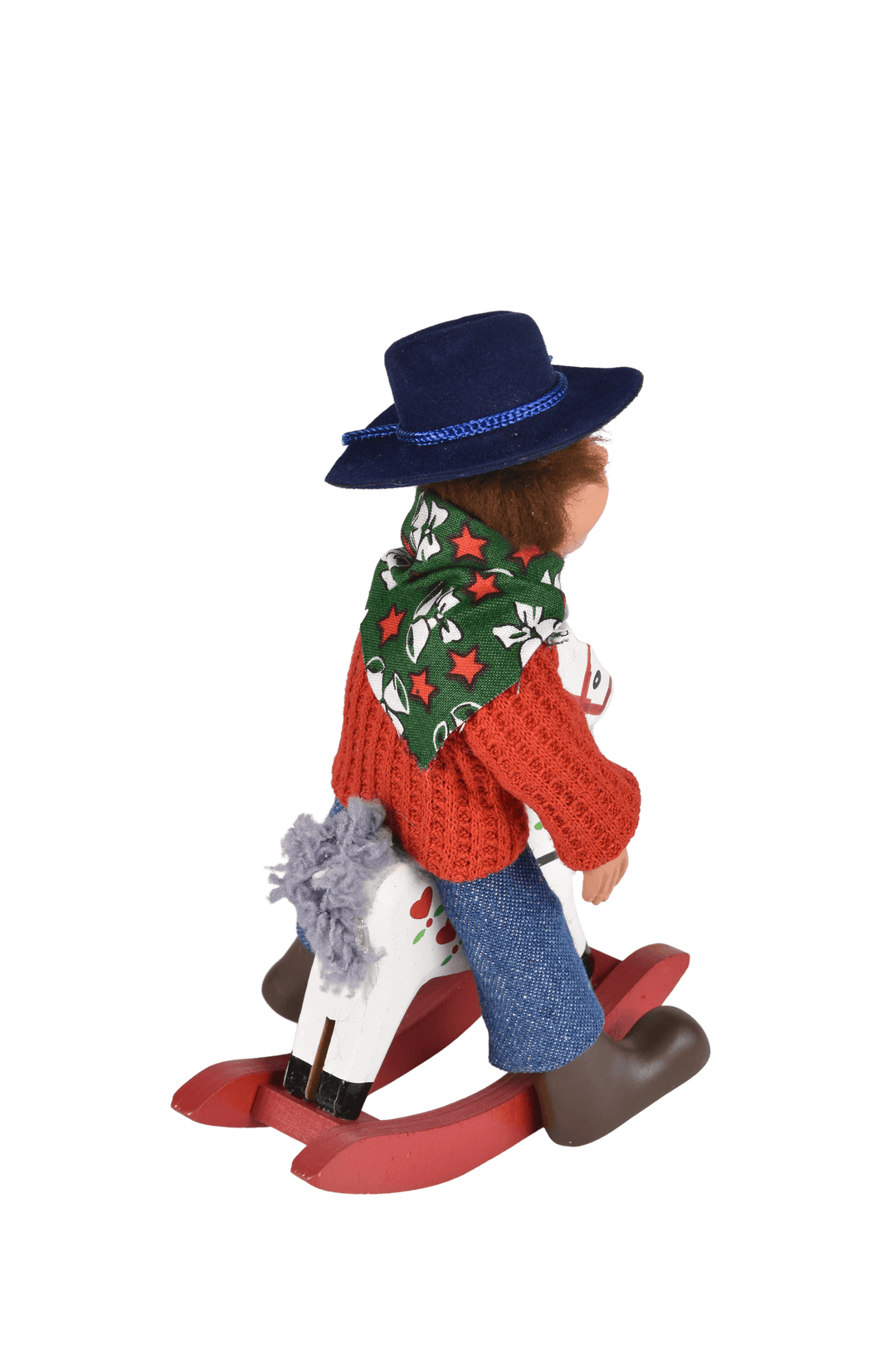 Toddler with Rocking Horse