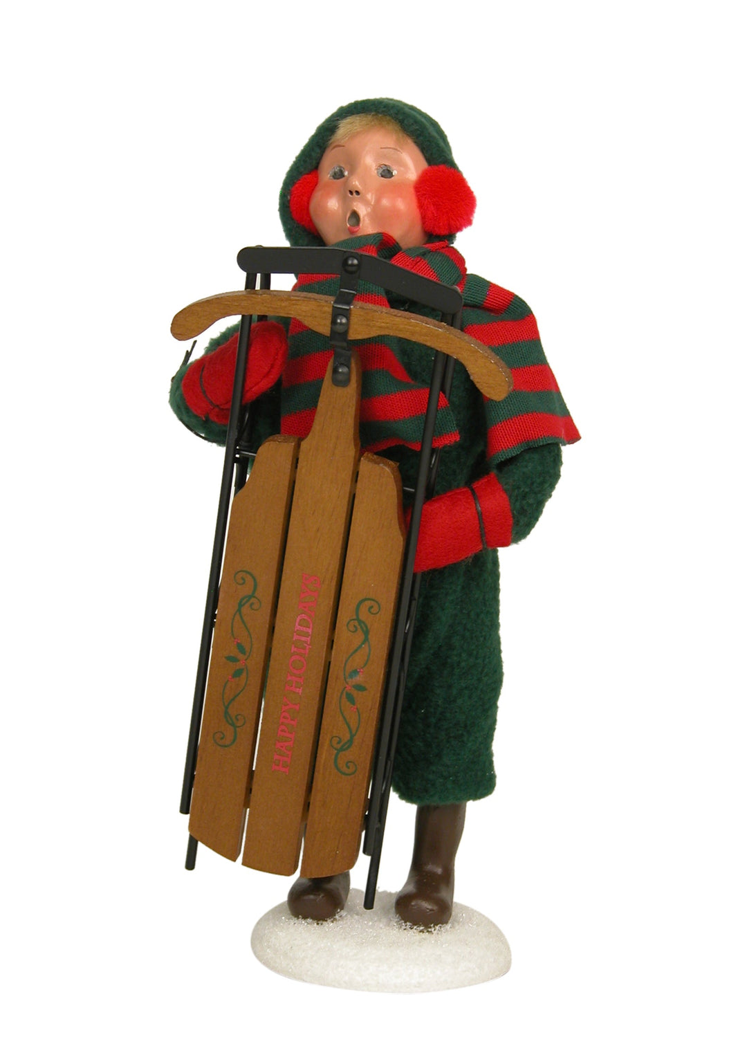 2015  Snow Day Kid with Sled