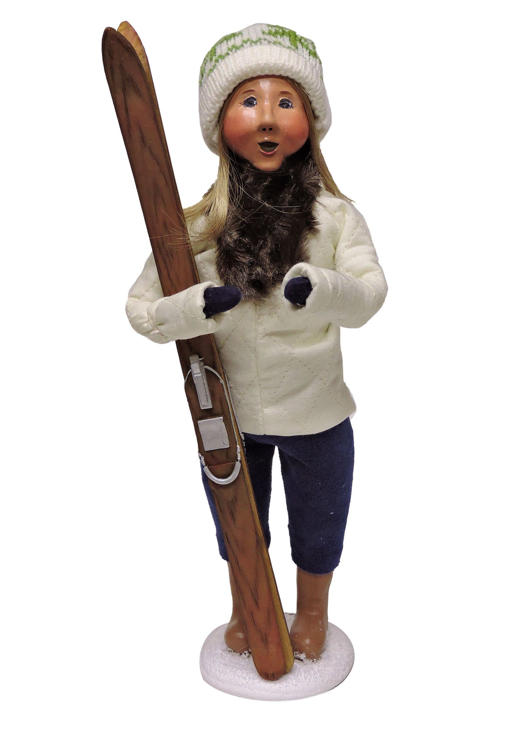 2016  Snow Day Mother with Skis