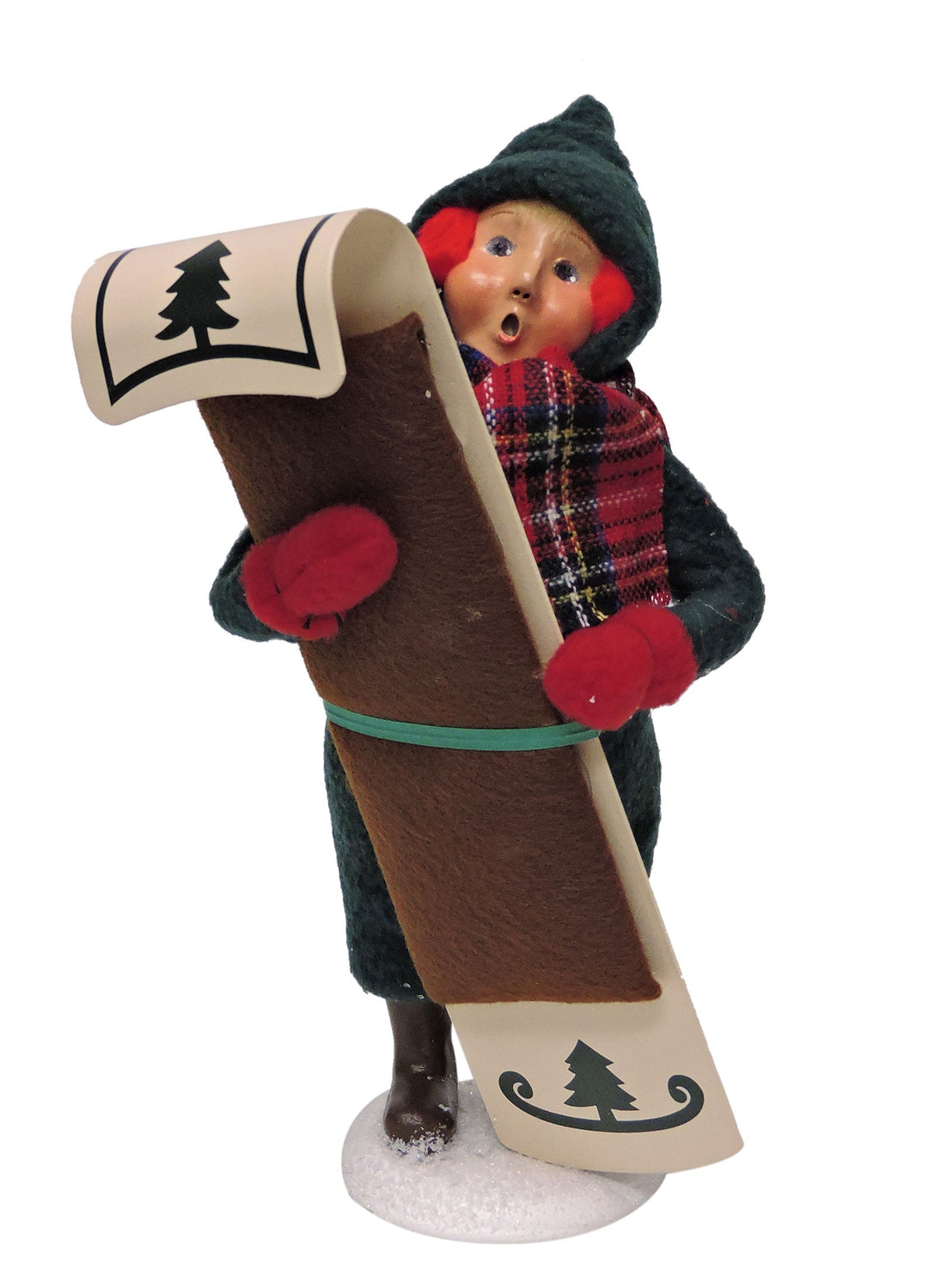 2016  Snow Day Kid with Toboggan