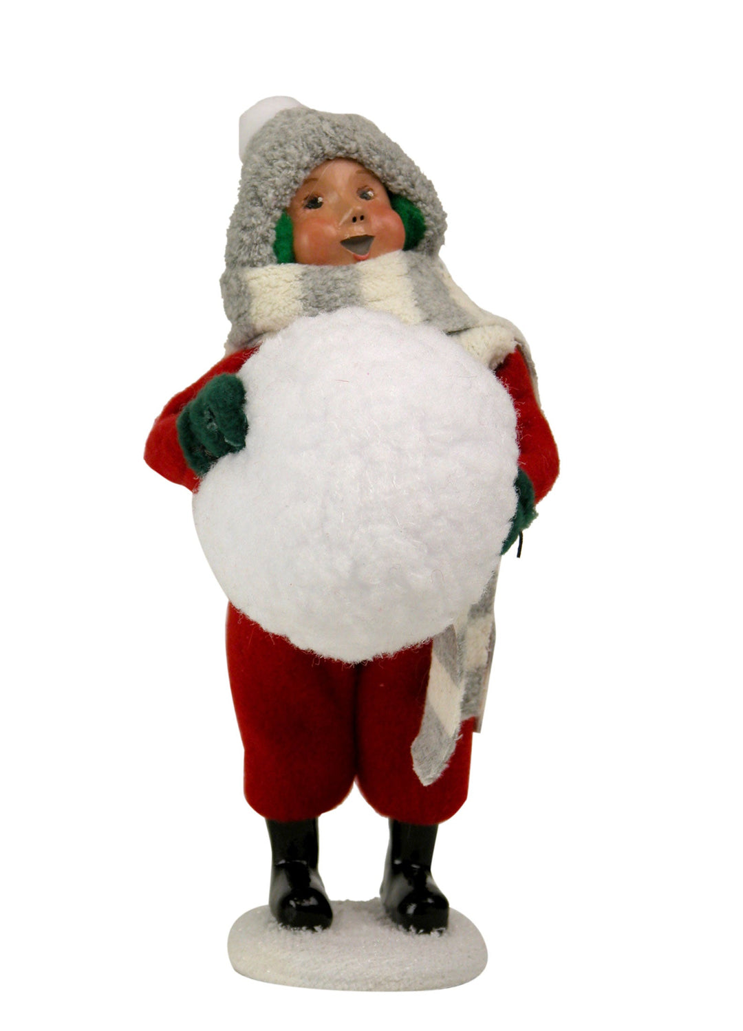 2015  Snow Day Kid with Snowball