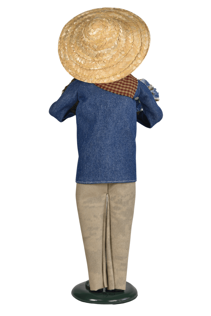 Gardening Man with Pipe