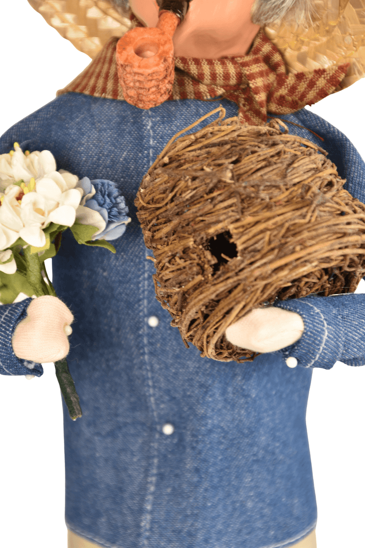 Gardening Man with Pipe