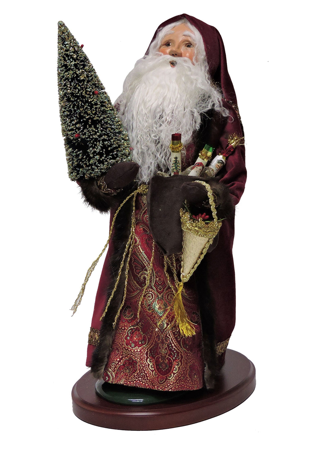 2016  19” Fur Trimmed Santa 2016