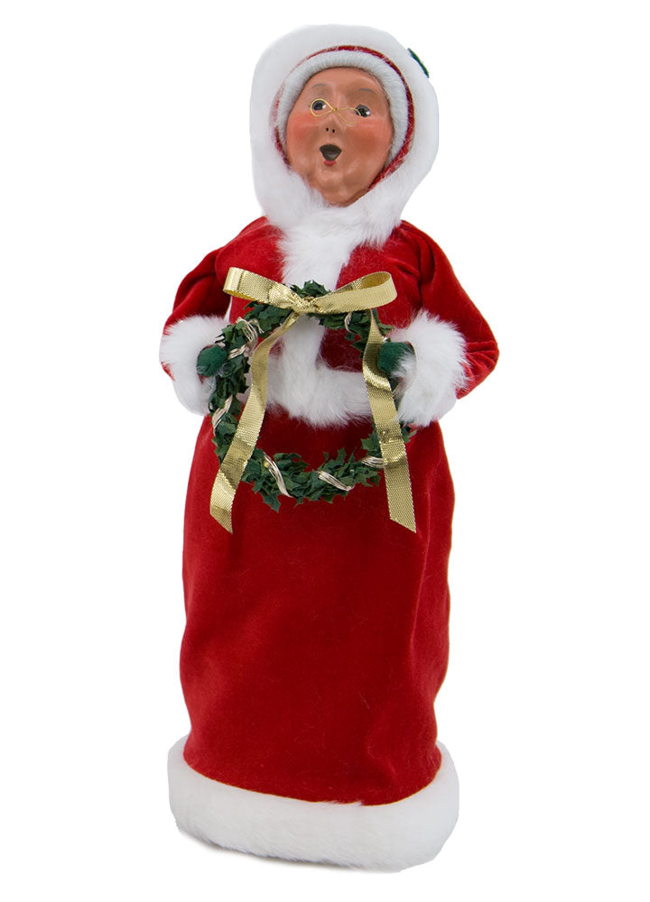 2017  Red Velvet Mrs. Claus w/ Lighted Greens