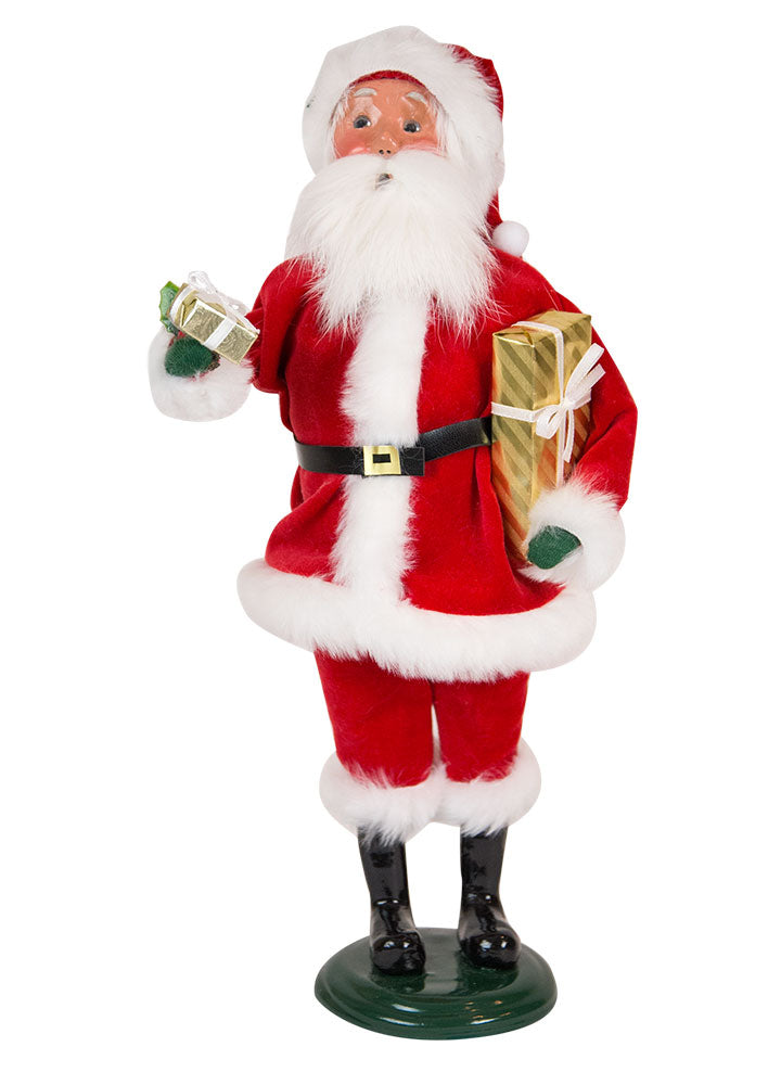 2018  Red Velvet Santa Delivering Gifts