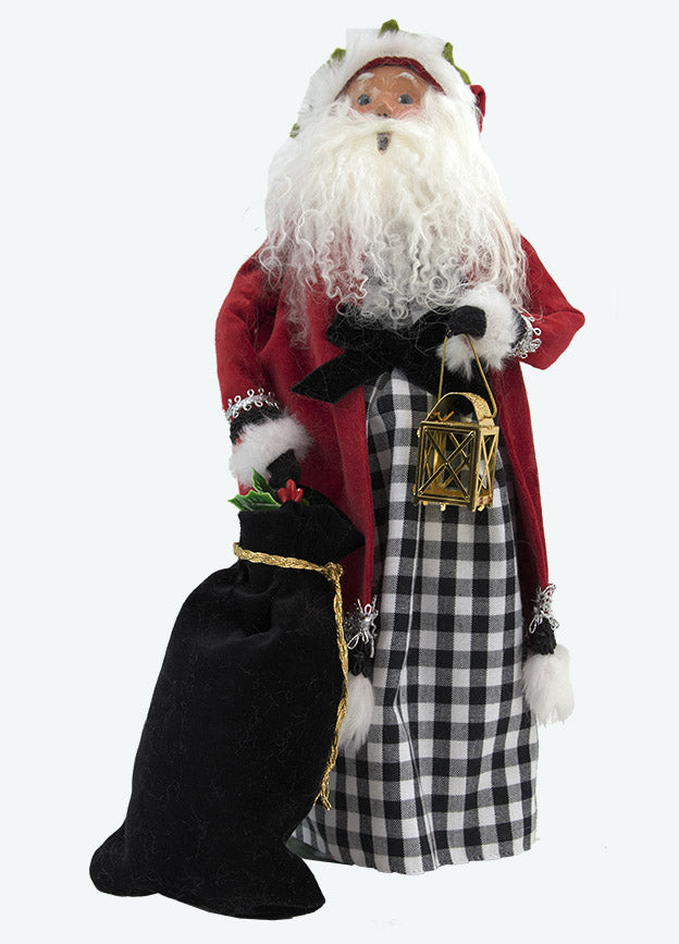 2024  Santa w Black Check