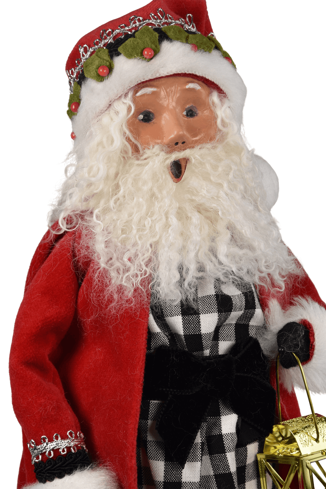 Santa w Black Check