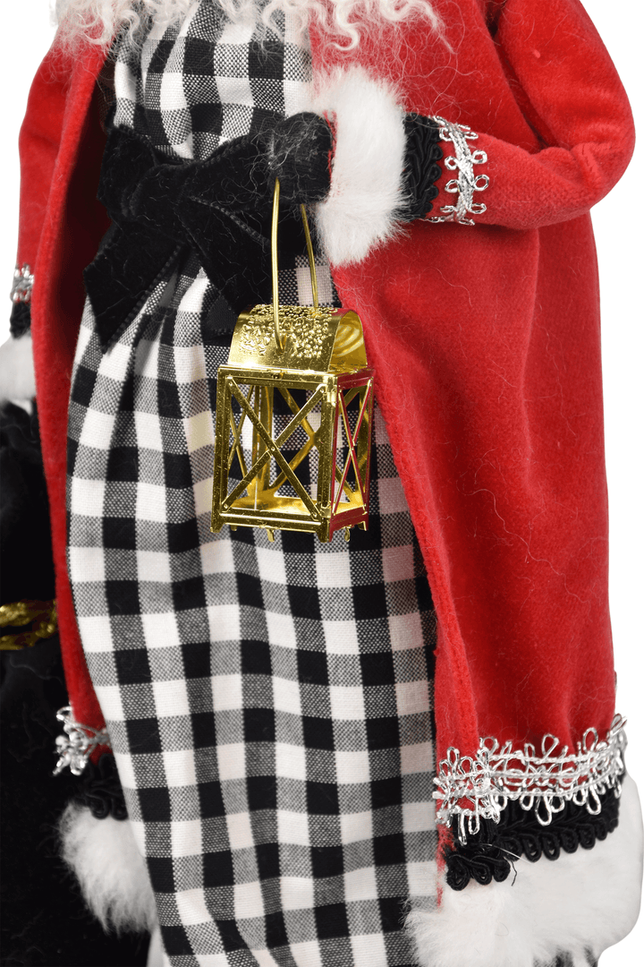 Santa w Black Check