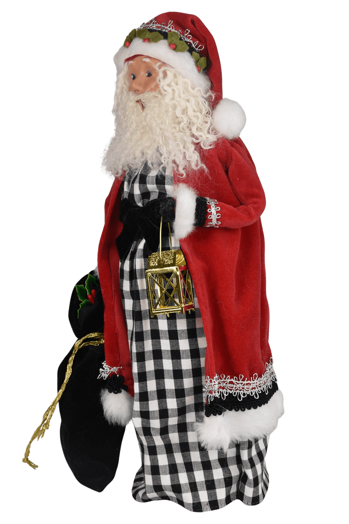 Santa w Black Check