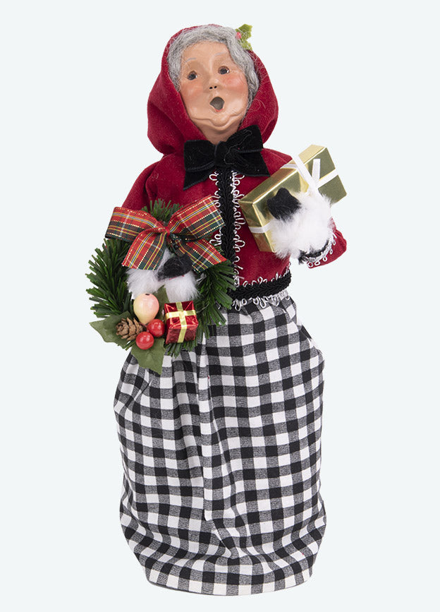 2024  Mrs Claus w Black Check