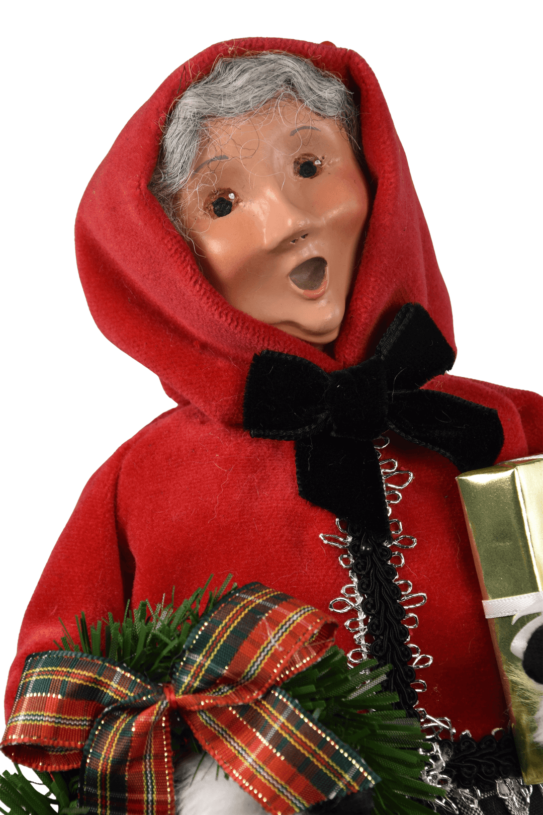 Mrs Claus w Black Check