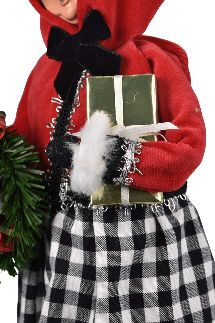 Mrs Claus w Black Check