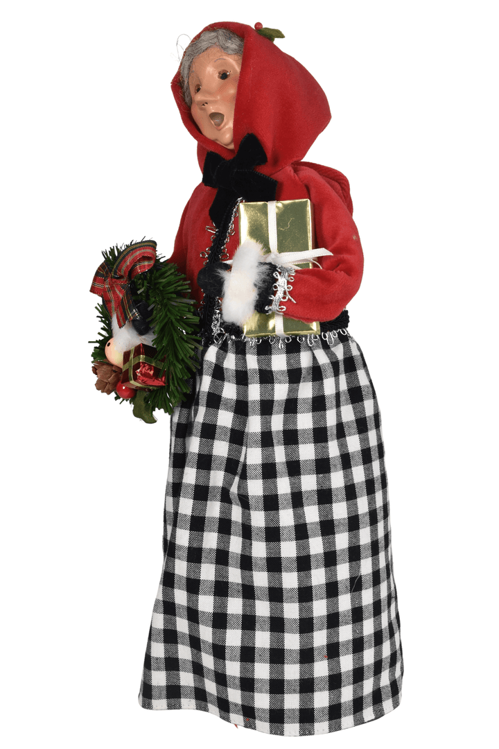 Mrs Claus w Black Check