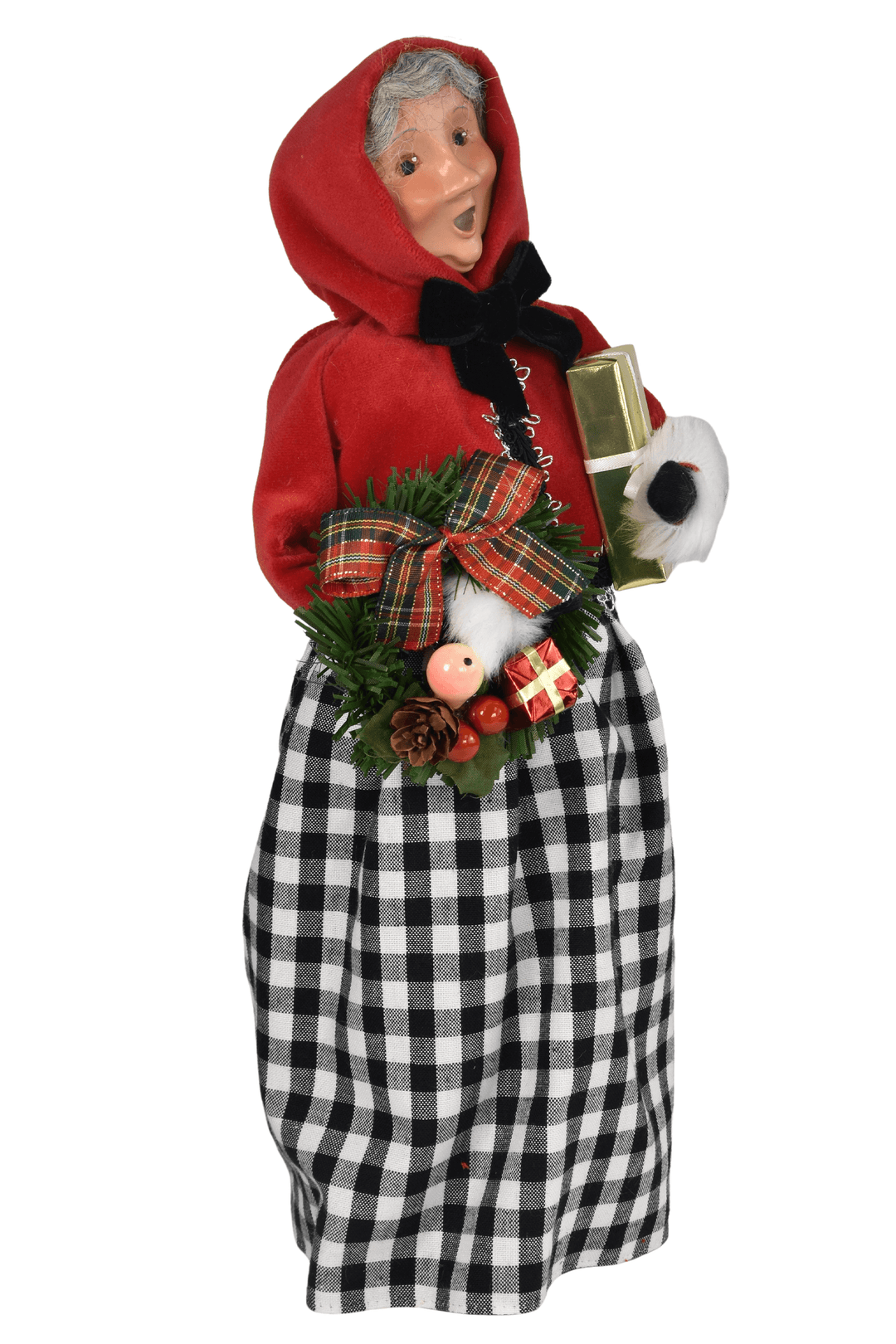 Mrs Claus w Black Check