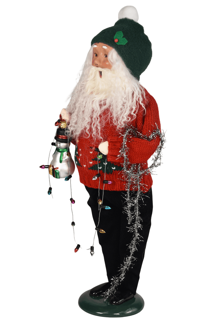Decorating Santa