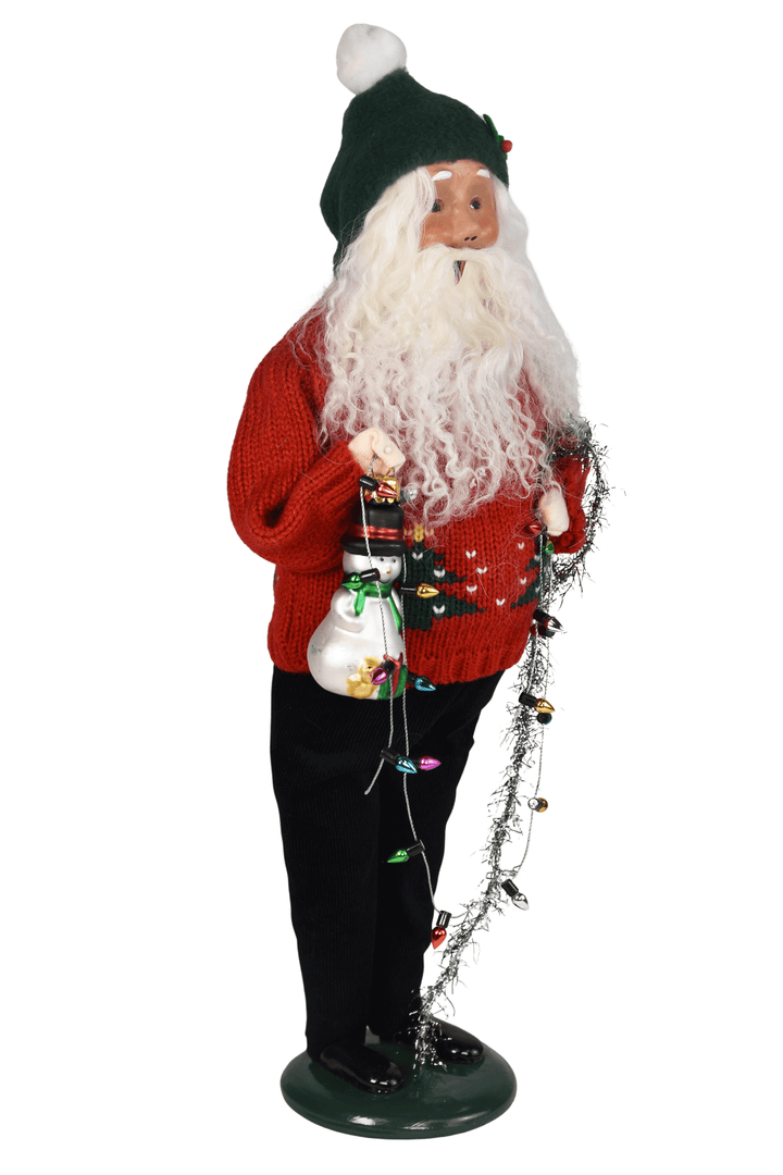 Decorating Santa