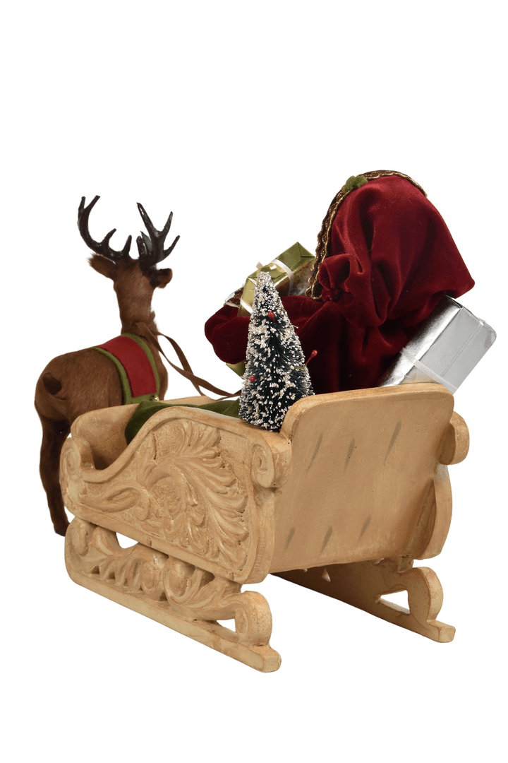 Sleigh Santa with Reindeer