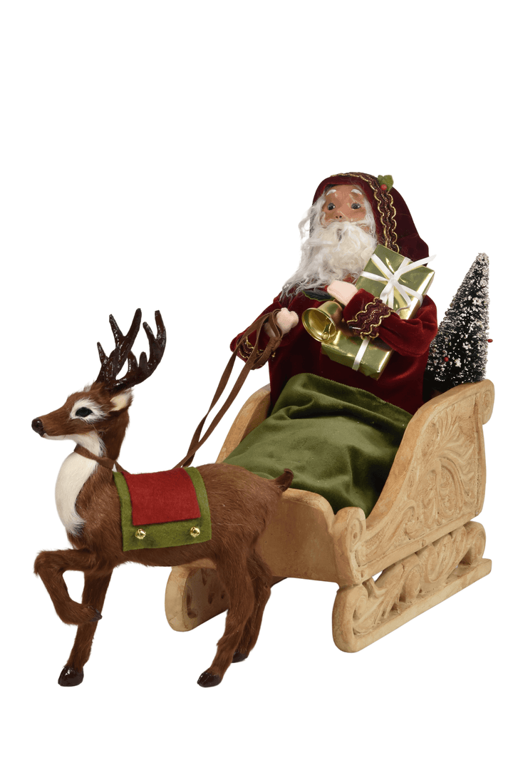 Sleigh Santa with Reindeer