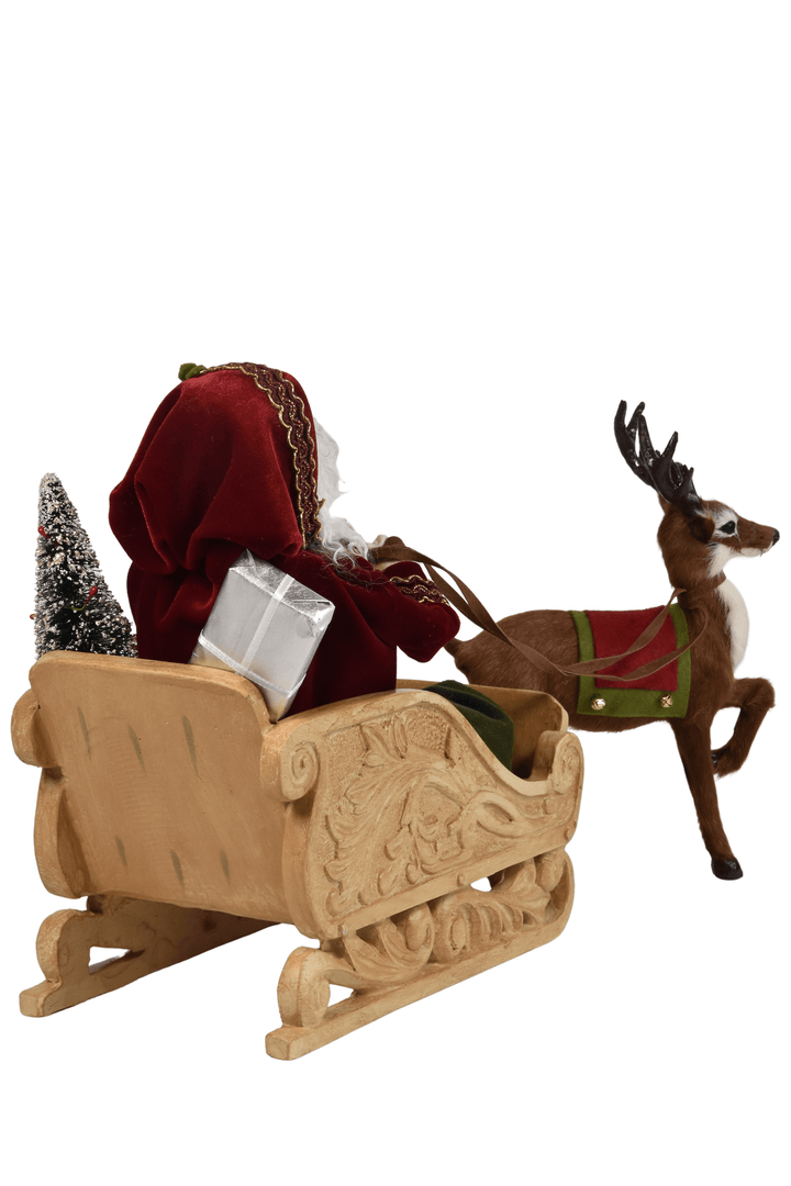 Sleigh Santa with Reindeer