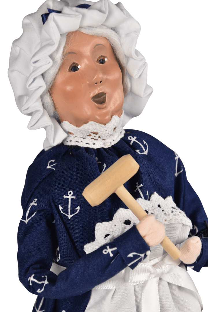 Nautical Mrs Claus with Crabs