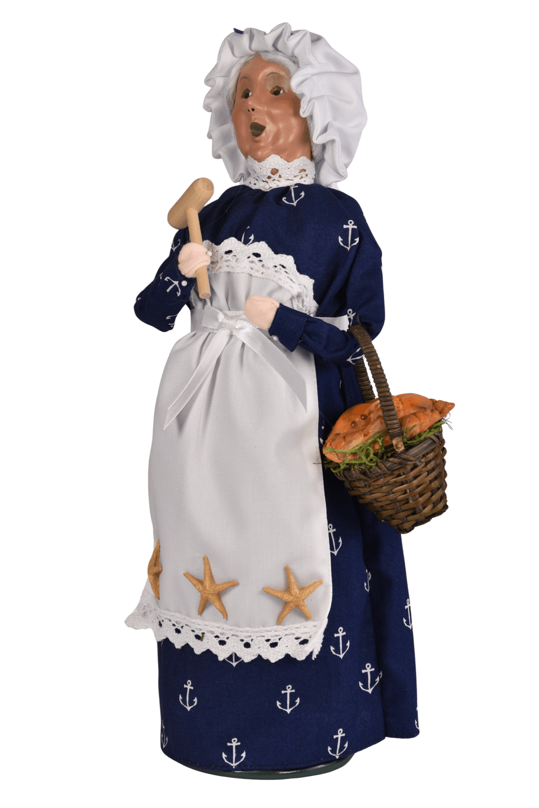 Nautical Mrs Claus with Crabs