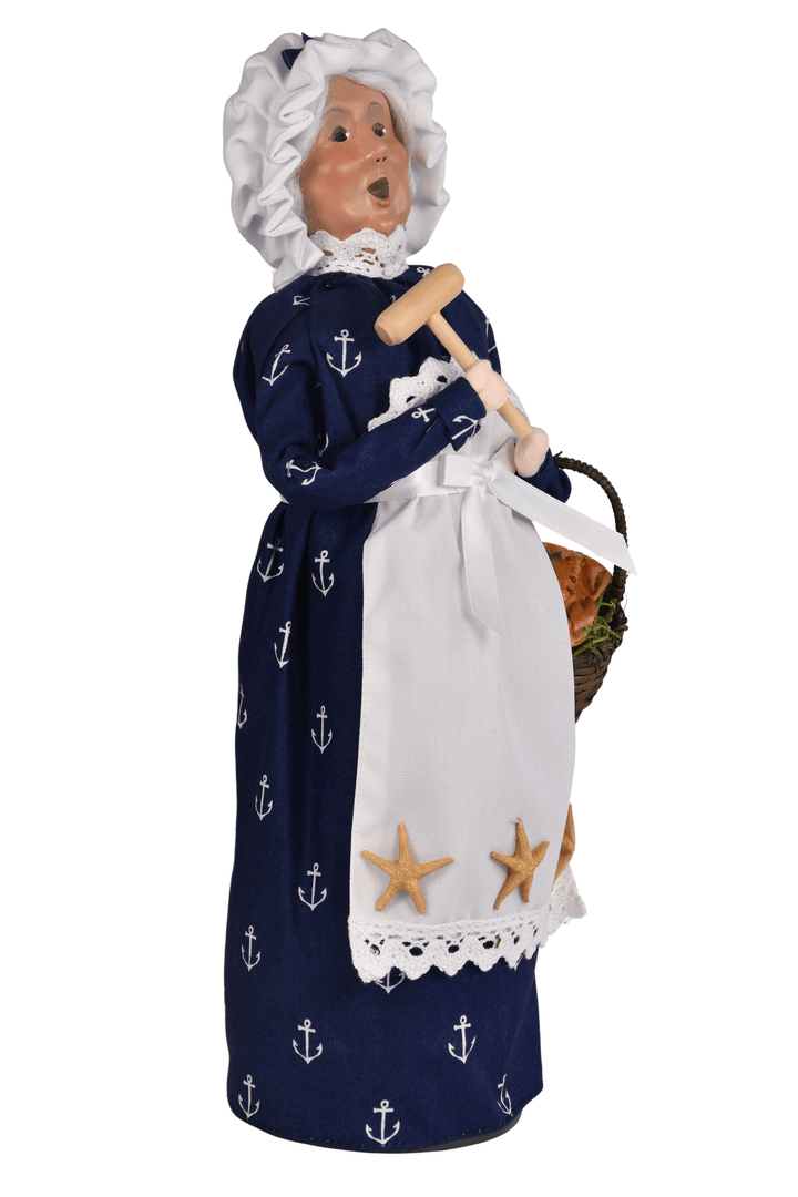 Nautical Mrs Claus with Crabs