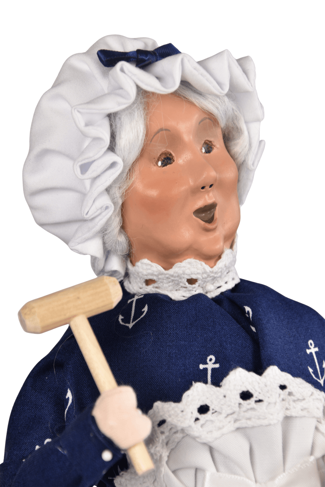 Nautical Mrs Claus with Lobsters