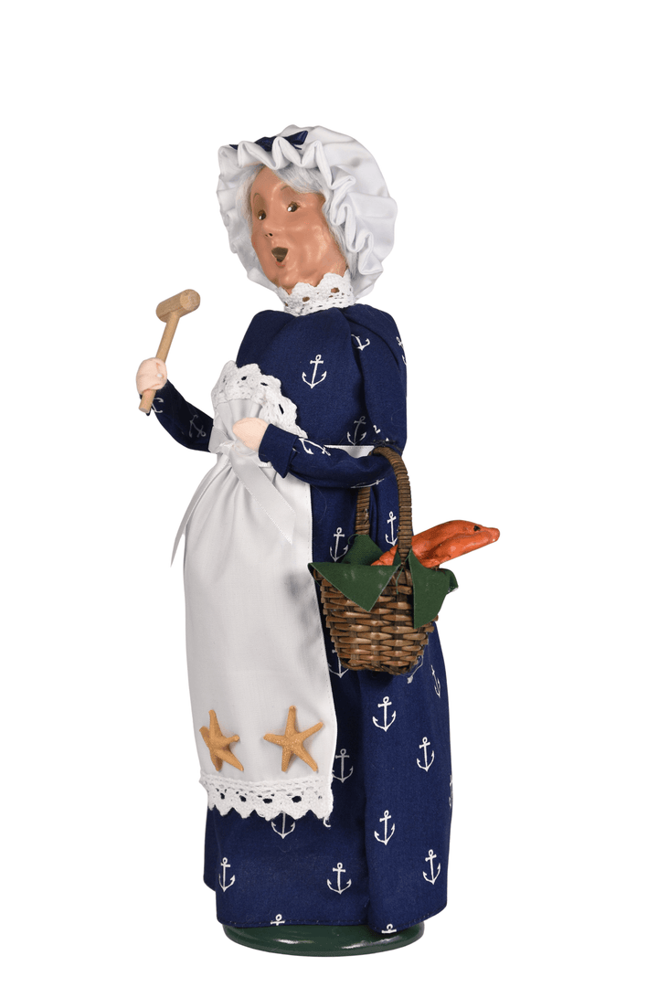 Nautical Mrs Claus with Lobsters