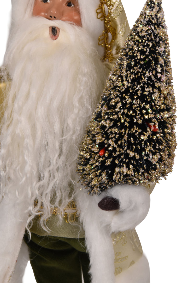 Gold Sparkle Santa