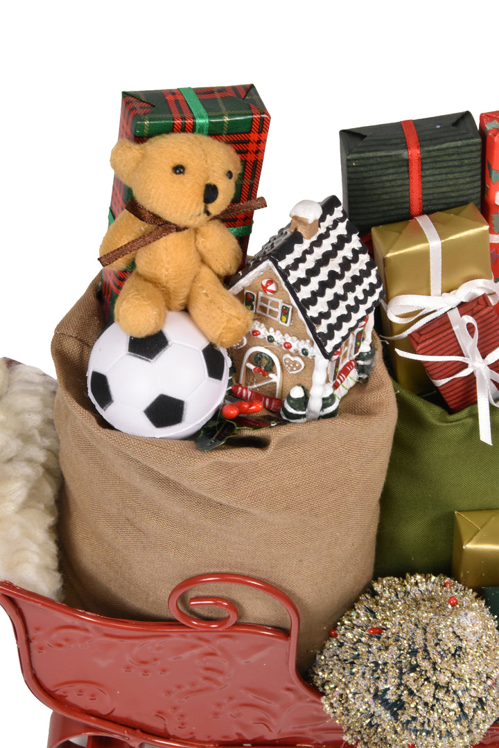 Sleigh Filled with Toys