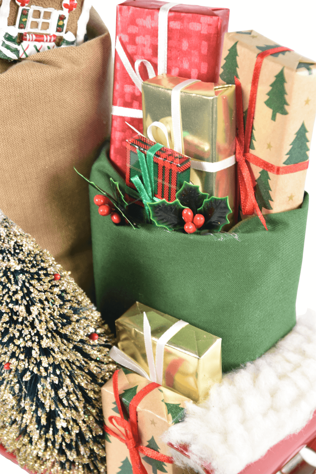 Sleigh Filled with Toys