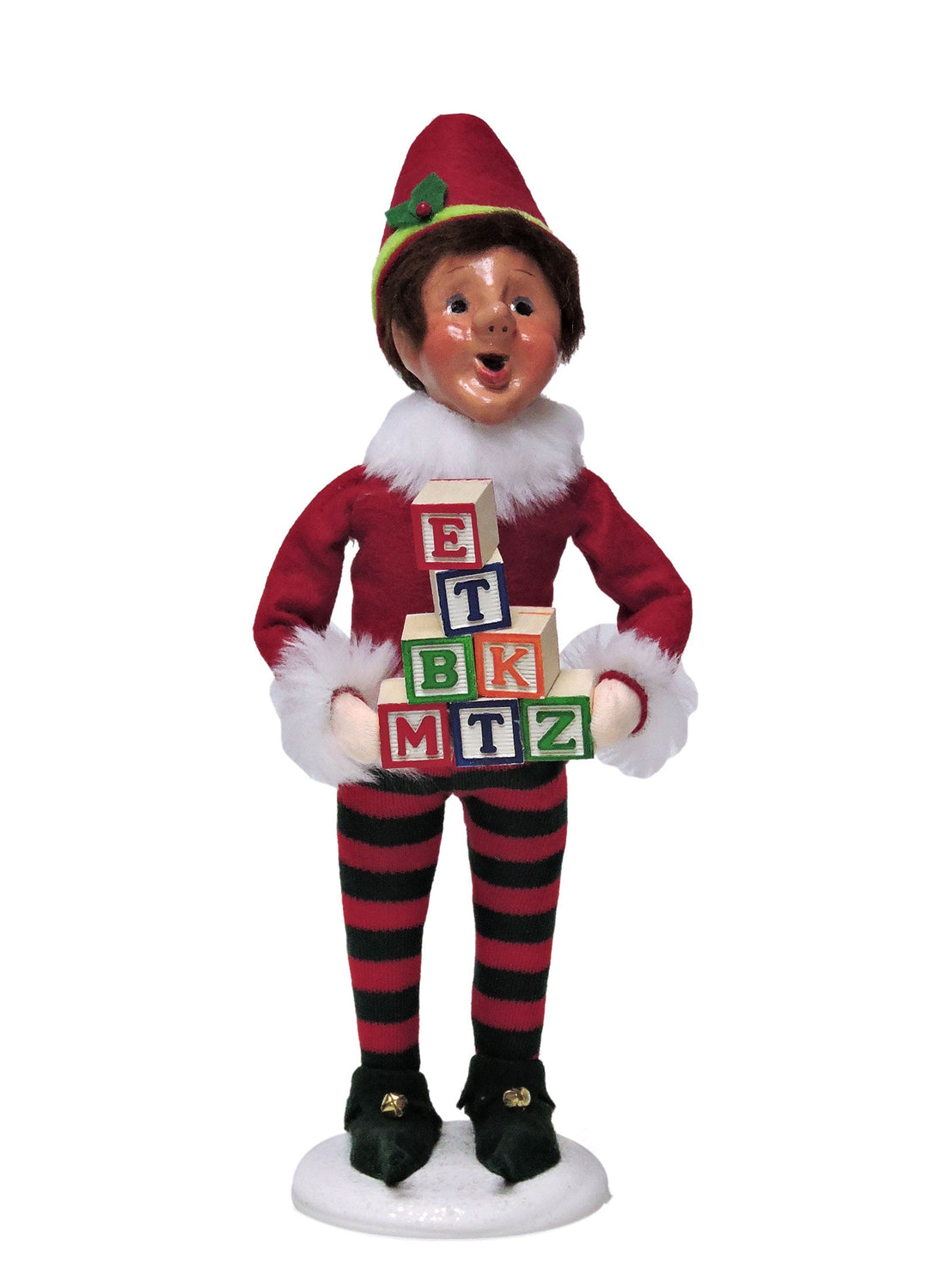 2018  Bing - Christmas Elf with Blocks