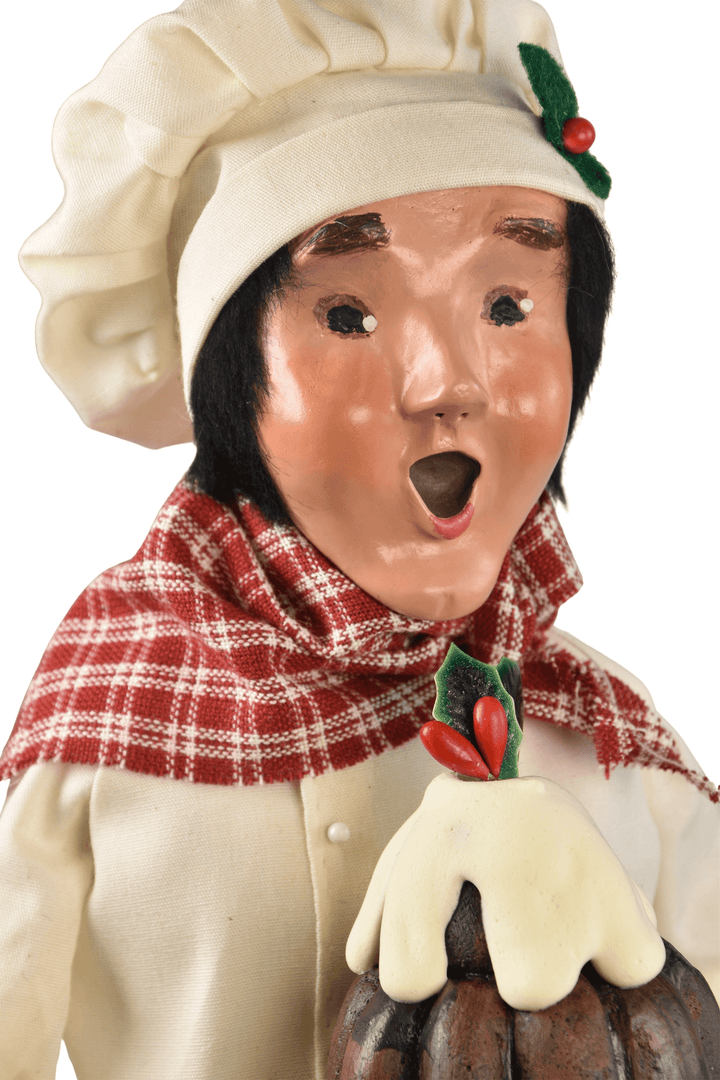 Chef with Plum Pudding