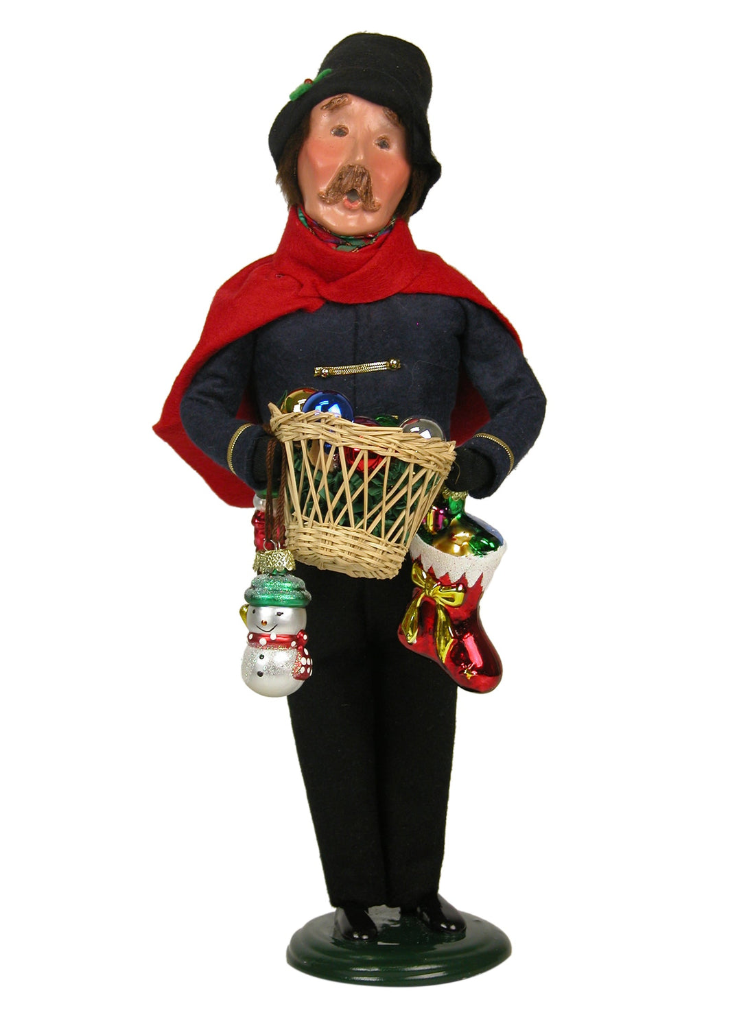 2013  Crier Selling Glass Ornaments
